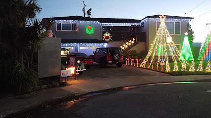 Christmas Light Show, San Francisco