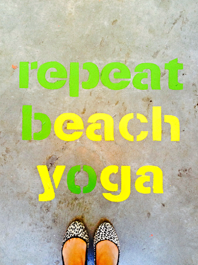 Yoga Beach, San Francisco