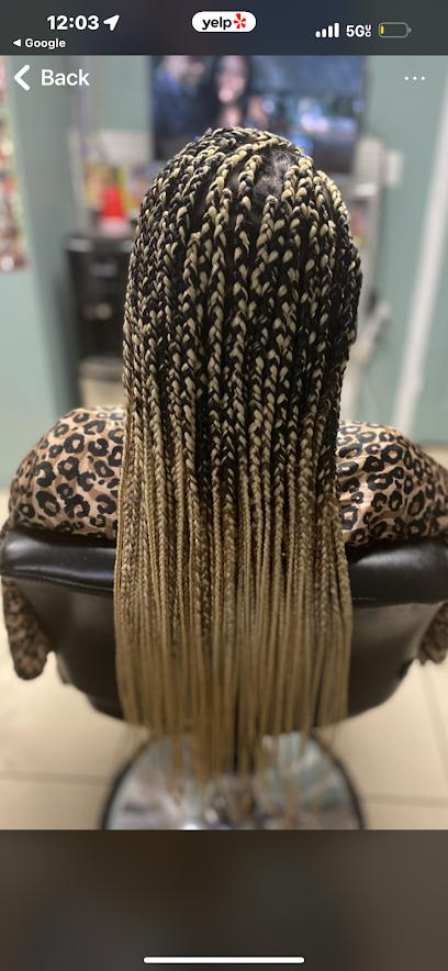 Wakanda africain hair braids by mimi